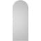 Ekena Millwork Round Top Surface Mount PVC Gable Vent w/ 2"W x 1-1/2"P Brickmould Frame, 14"W x 36"H GVPRT14X3602SN - alternate 2